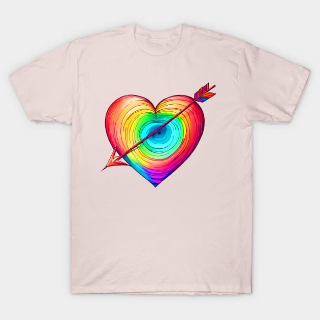 LGTB Heart and arrow T-Shirt by GaYardo